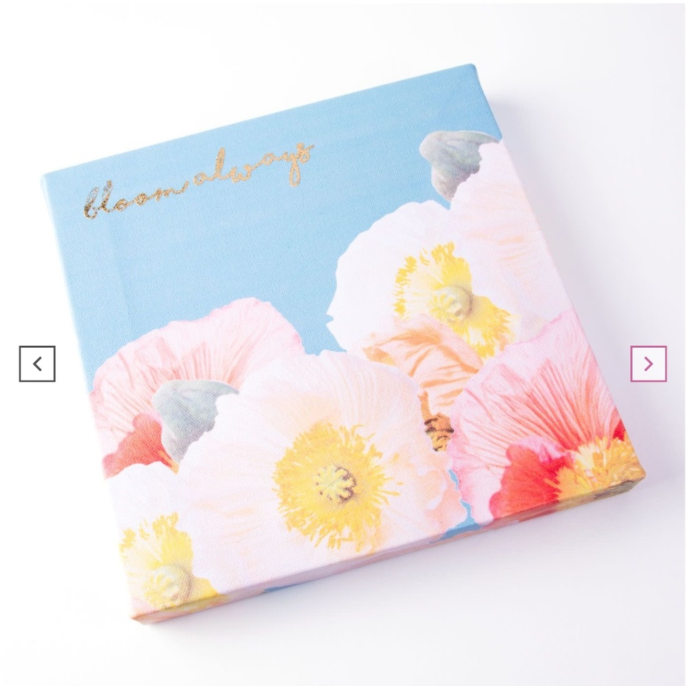 ❤SOLD❤ PAPAYRUS BLOOM ALWAYS CANVAS WALL ART - Picture 3 of 8